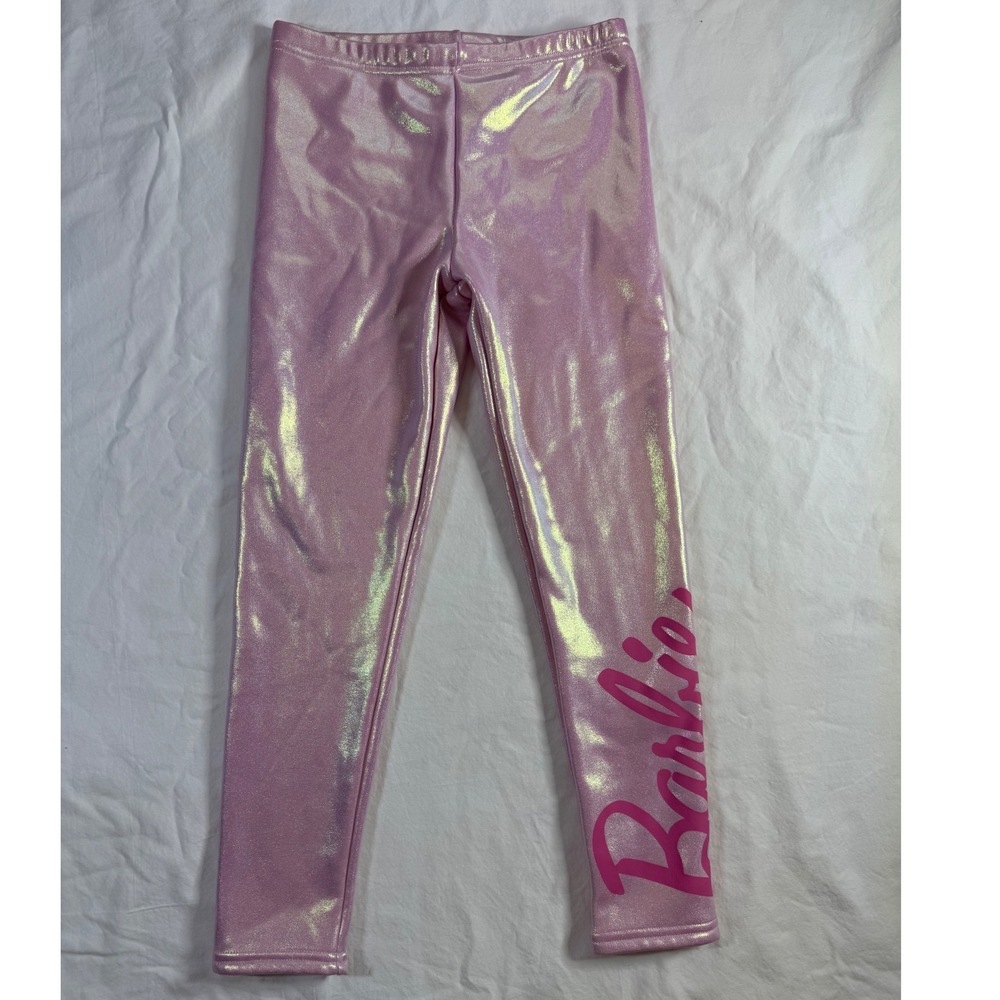 Girls Barbie fleece lined lounge pants size 7/8